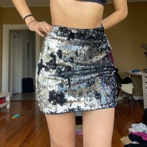 NWT Sequin Mini Skirt